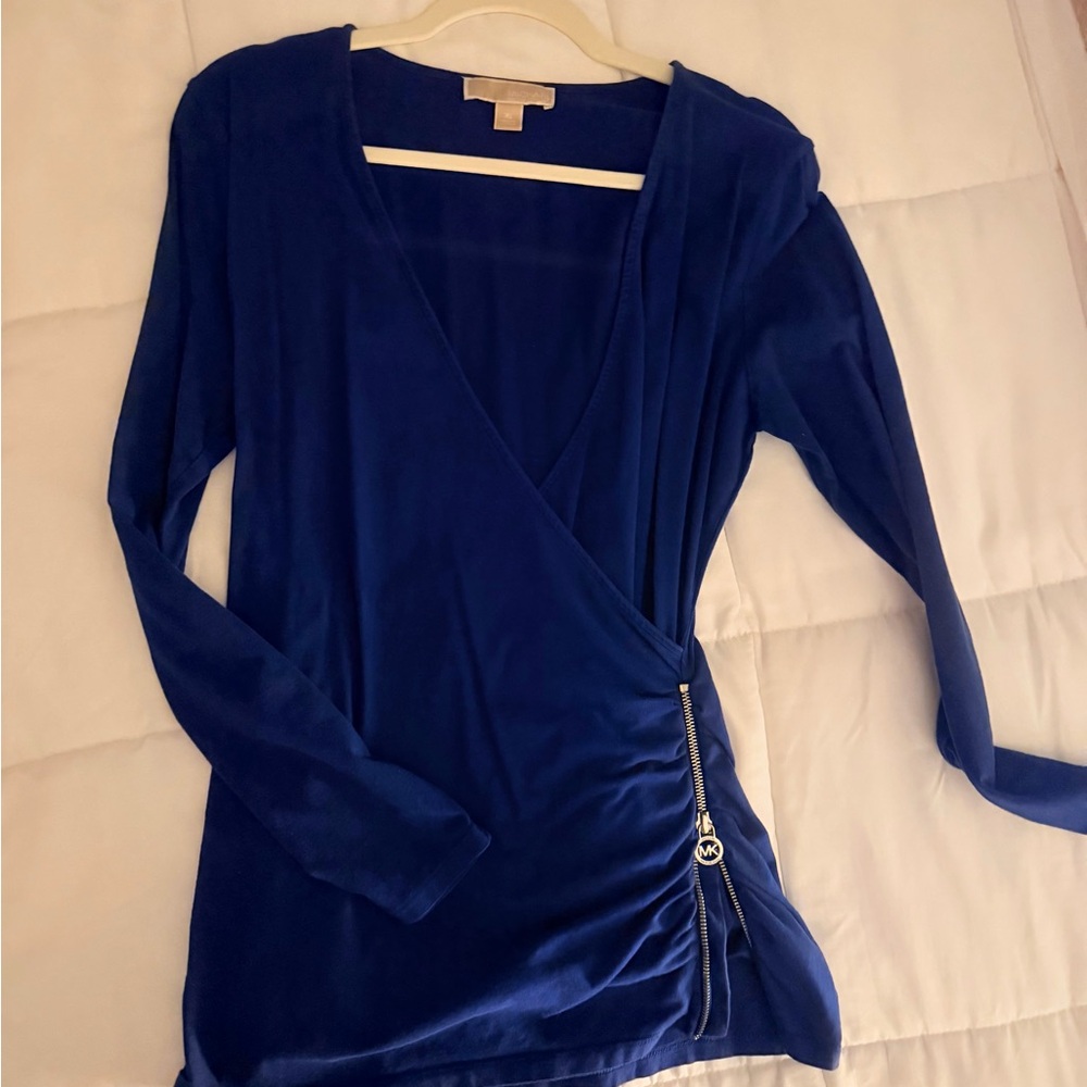 Elegant Blue Top
